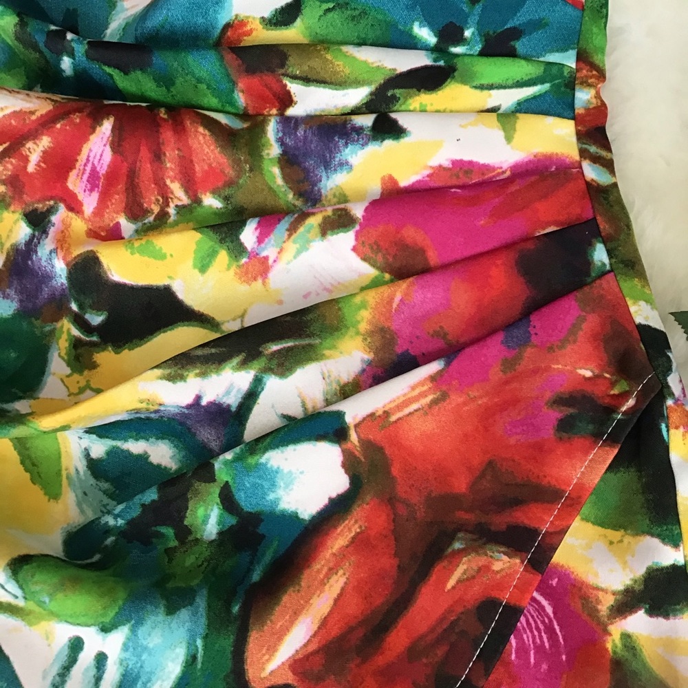 Hpspeechless Multi Colored Strapless Dress - image 5